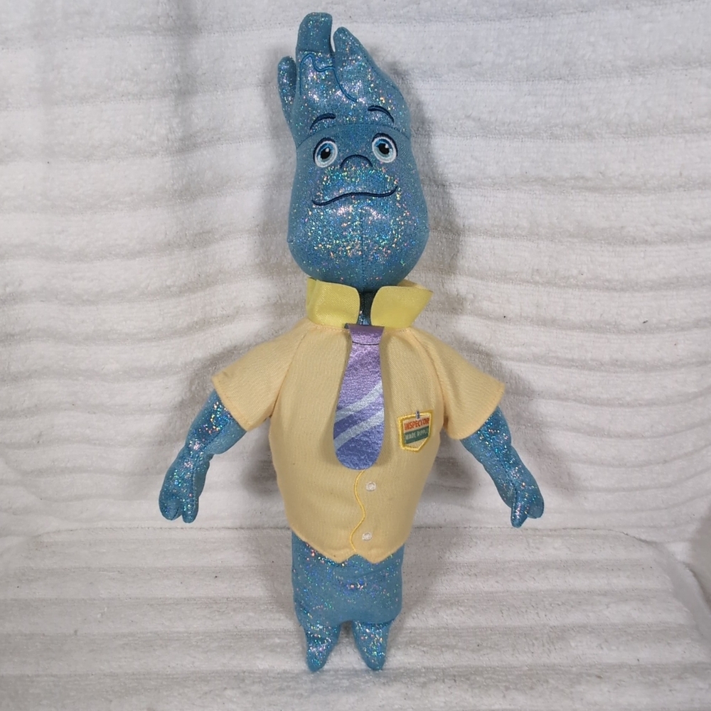 Disney Elemental Wade Ripple Plush Inspector Parks Exclusive Stuffed Animal
